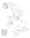 Page B Diagram and Parts List for 13AU615P755 2005 Yard Man Lawn Tractor